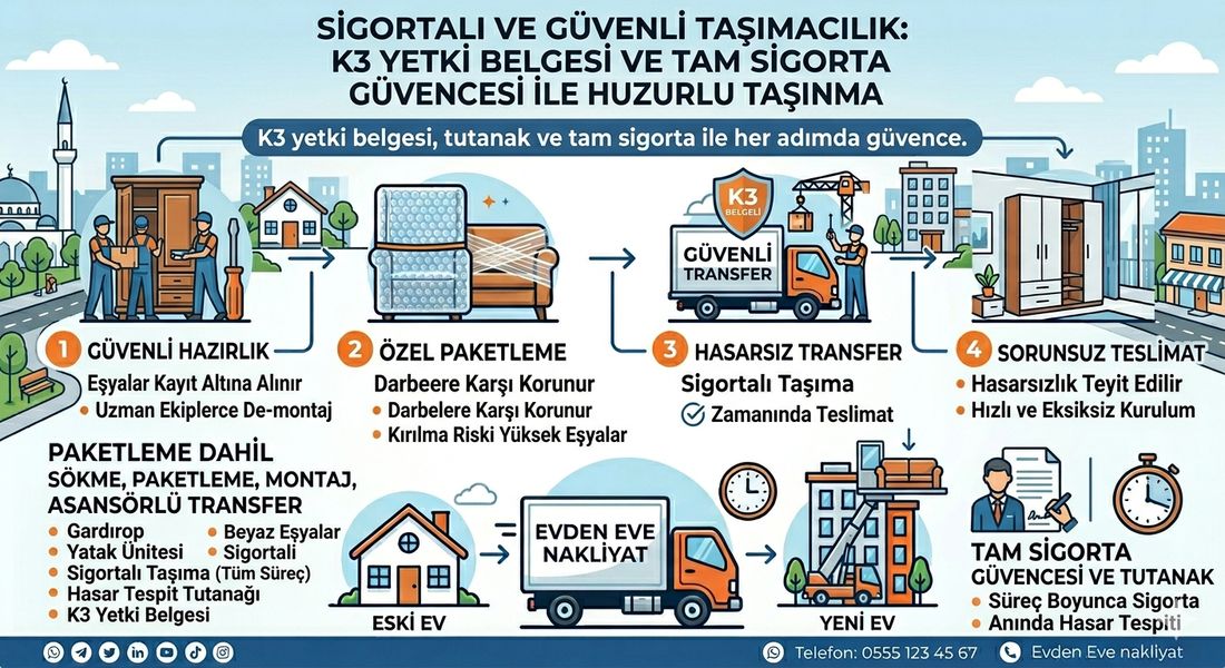 Sigortalı ve güvenli taşımacılık